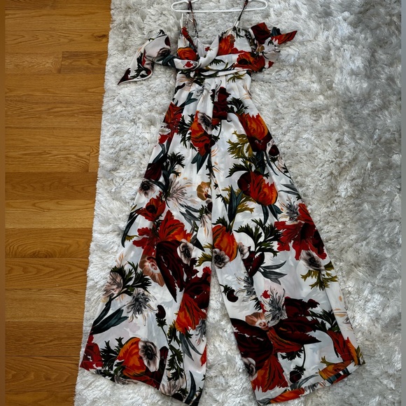 Floral Print Jumpsuit - Picture 3 of 6